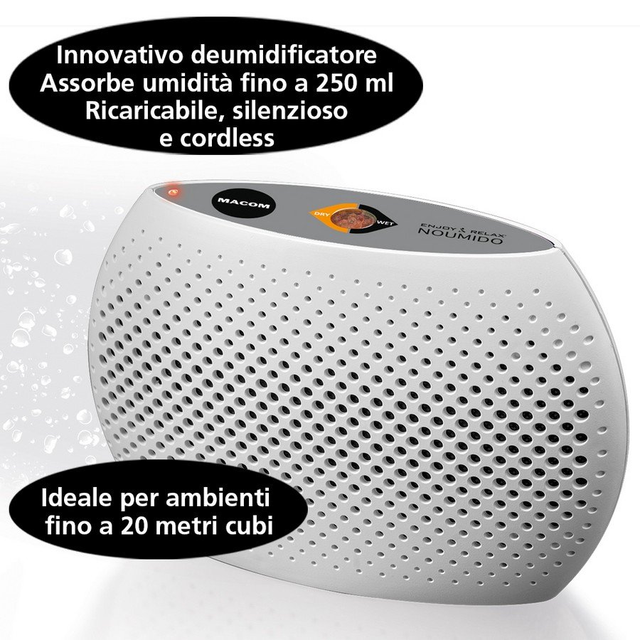 NOUMIDO Mini deumidificatore portatile ricaricabile